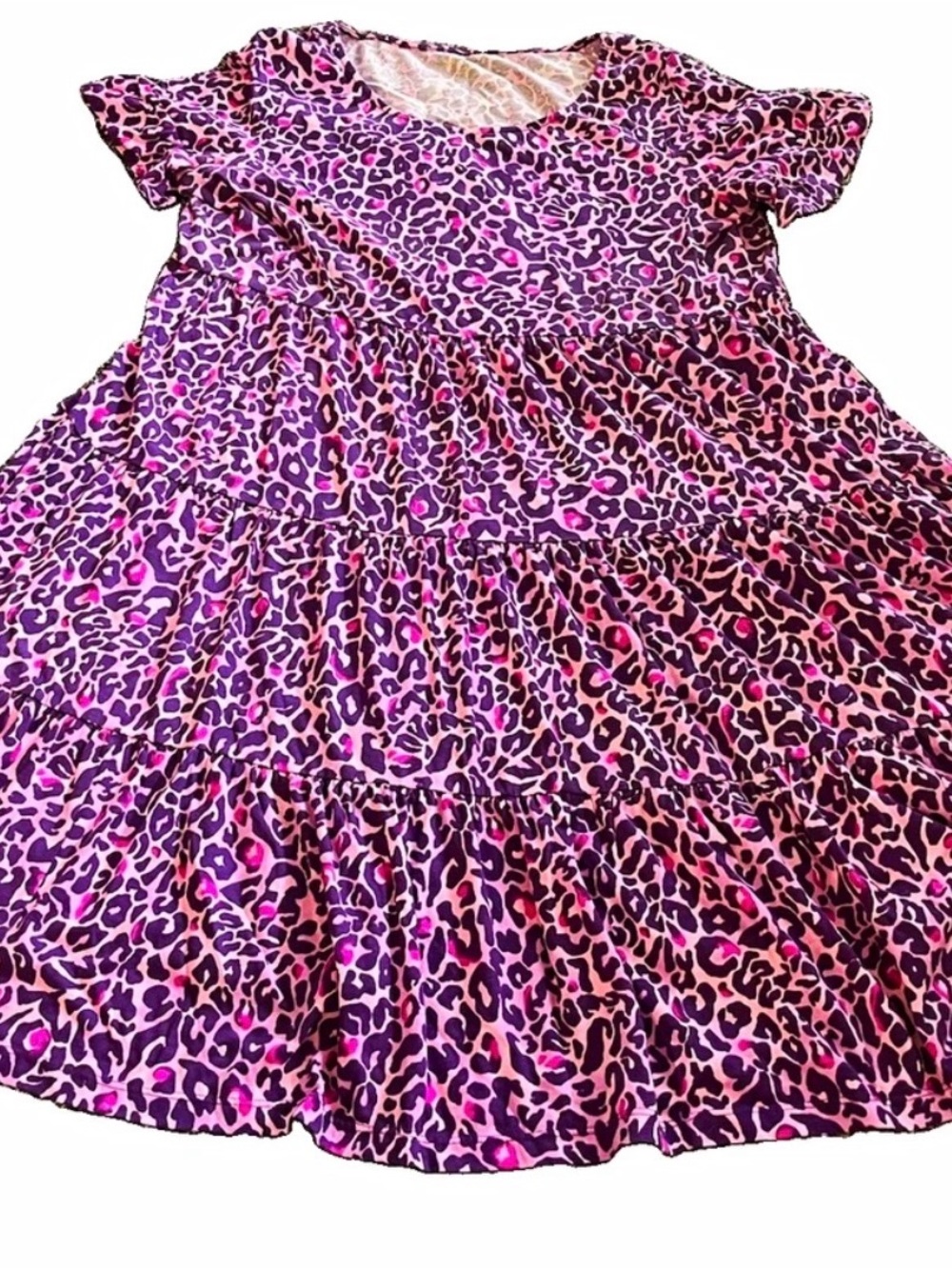 Lilly Pulitzer Jodee Swing Flounce Dress Purple Berry My Favorite Spot Sz L